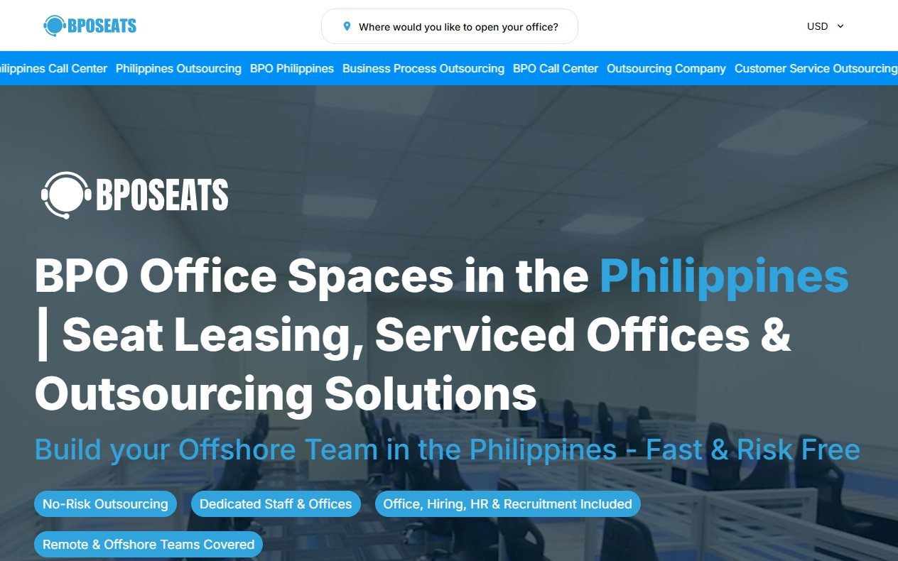 BPOSEATS website homepage